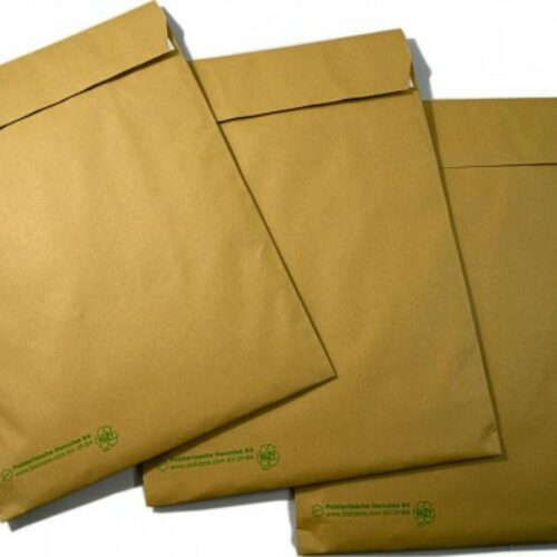 Papier Polstertasche Hercules B5 176 x 250 mm braun (100 Stück)